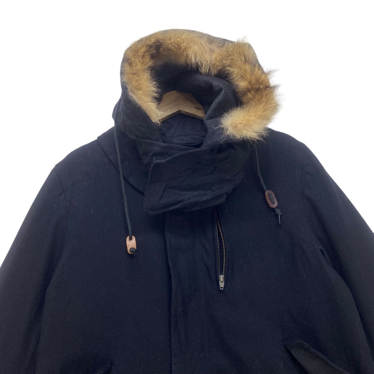 Beams Plus The Beams Vietnam Raccoon Fur Wool Jacket Parka Size US S / EU 44-46 / 1 - 5 Thumbnail