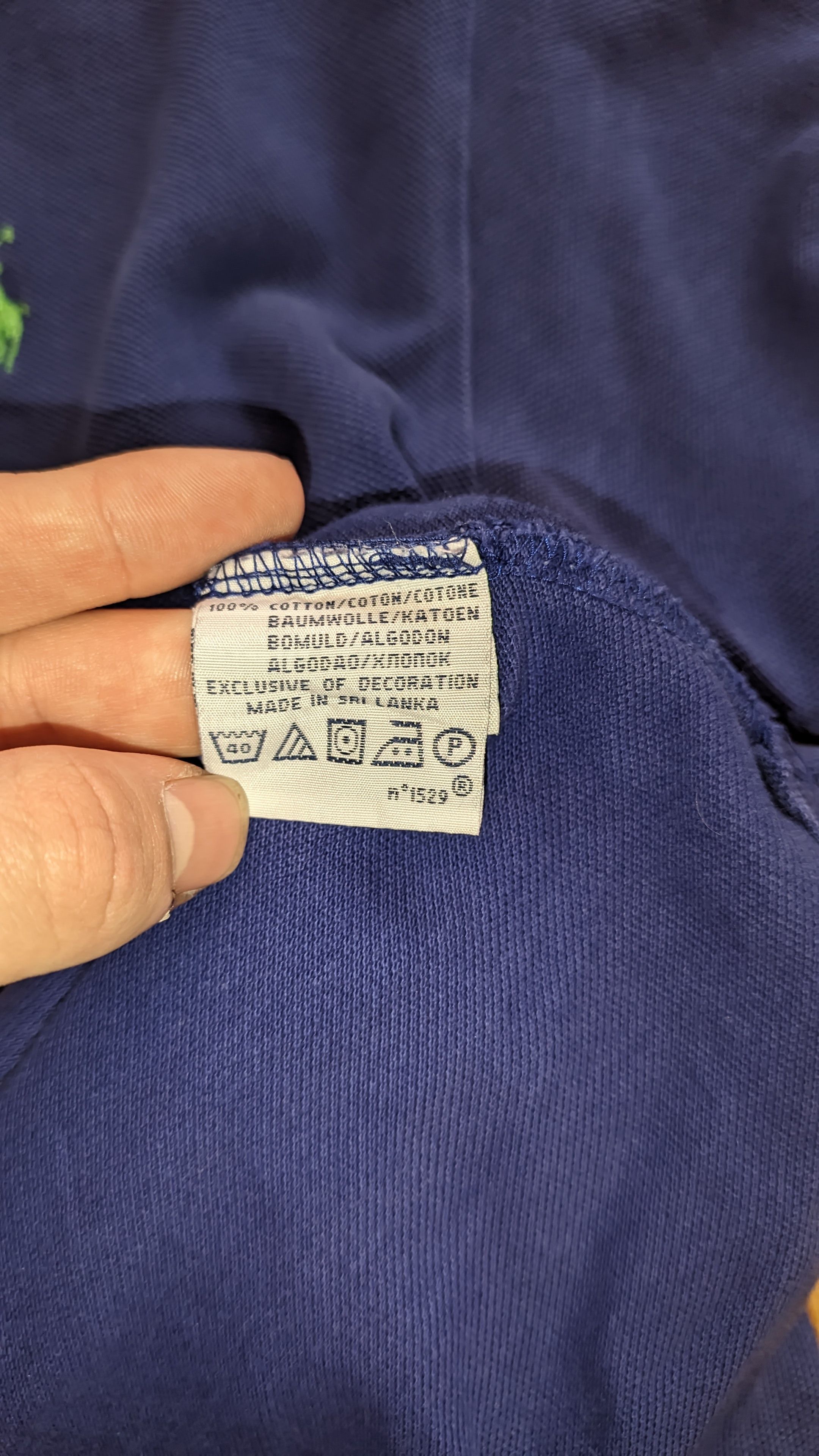 Polo Ralph Lauren Classic Polo Ralph Laure Blue with Green Pony Logo S Size US S / EU 44-46 / 1 - 4 Thumbnail
