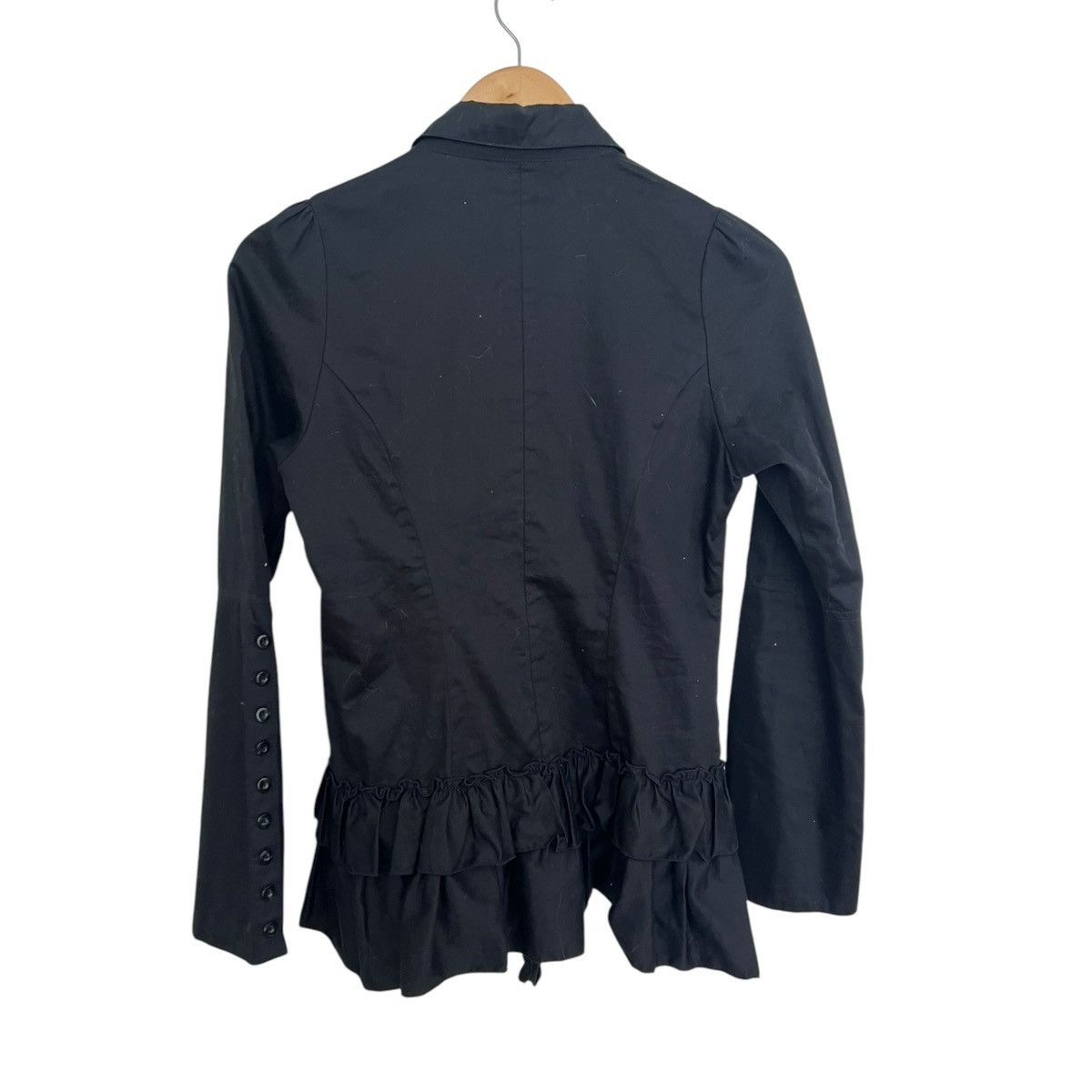 Japanese Brand Bpn ruffle button shirt Size S / US 4 / IT 40 - 3 Thumbnail