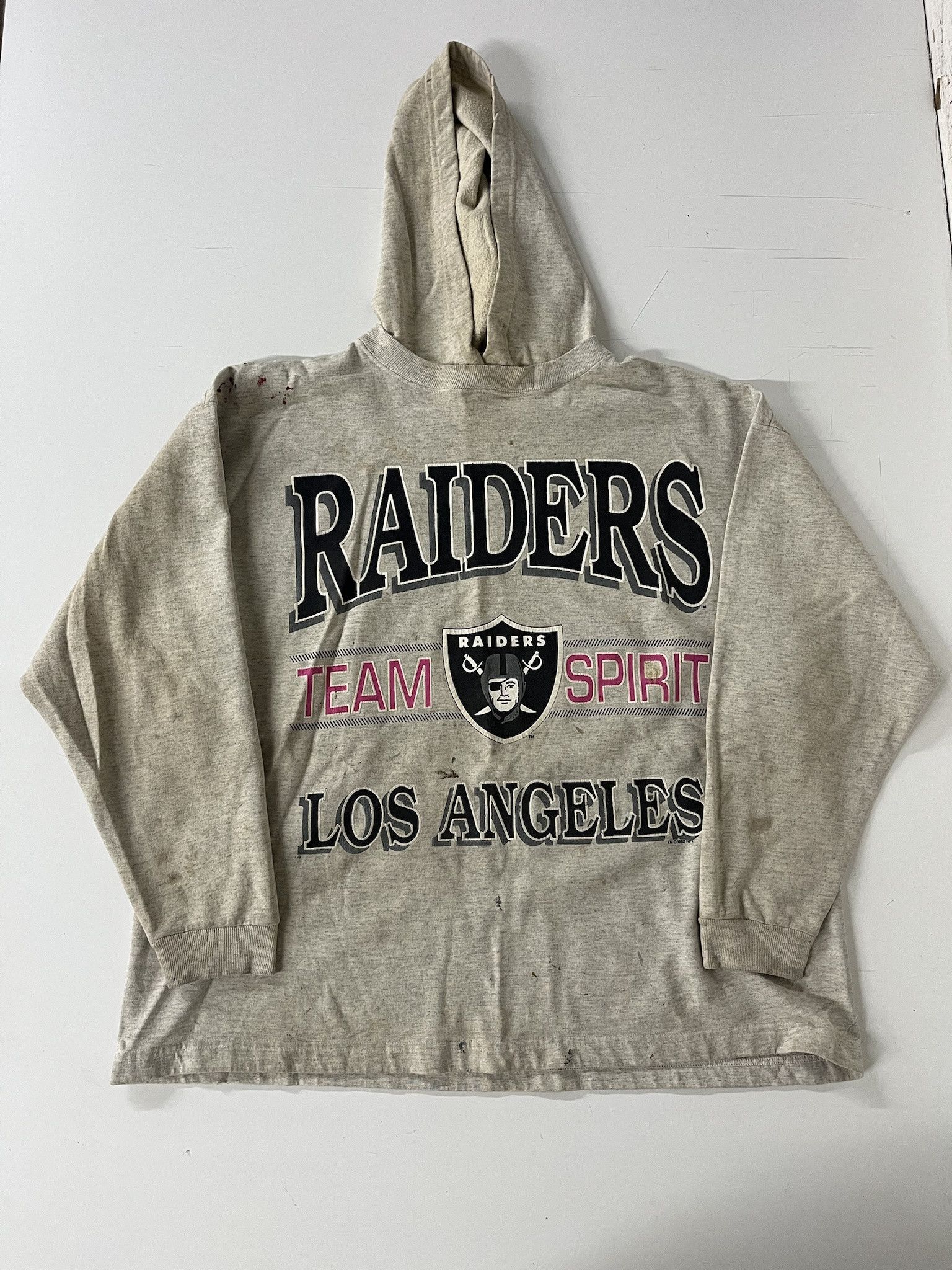 NFL × Vintage Vintage 1980s Los Angeles Raiders Afterhood Sweatshirt Size XL Size US XL / EU 56 / 4 - 1 Thumbnail