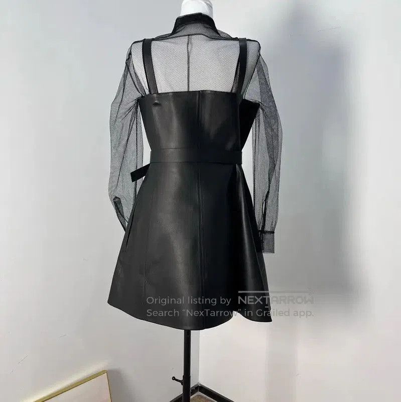 Dior Dior Black Women's Dress with Mesh Sleeves . Size M / US 6-8 / IT 42-44 - 4 Thumbnail