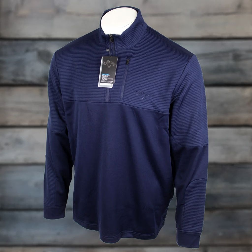 Callaway Callaway Men's Golf Pullover 1/4 Zip Opti Dri Peacoat Blue CGKFC0H5DS Size US S / EU 44-46 / 1 - 1 Thumbnail