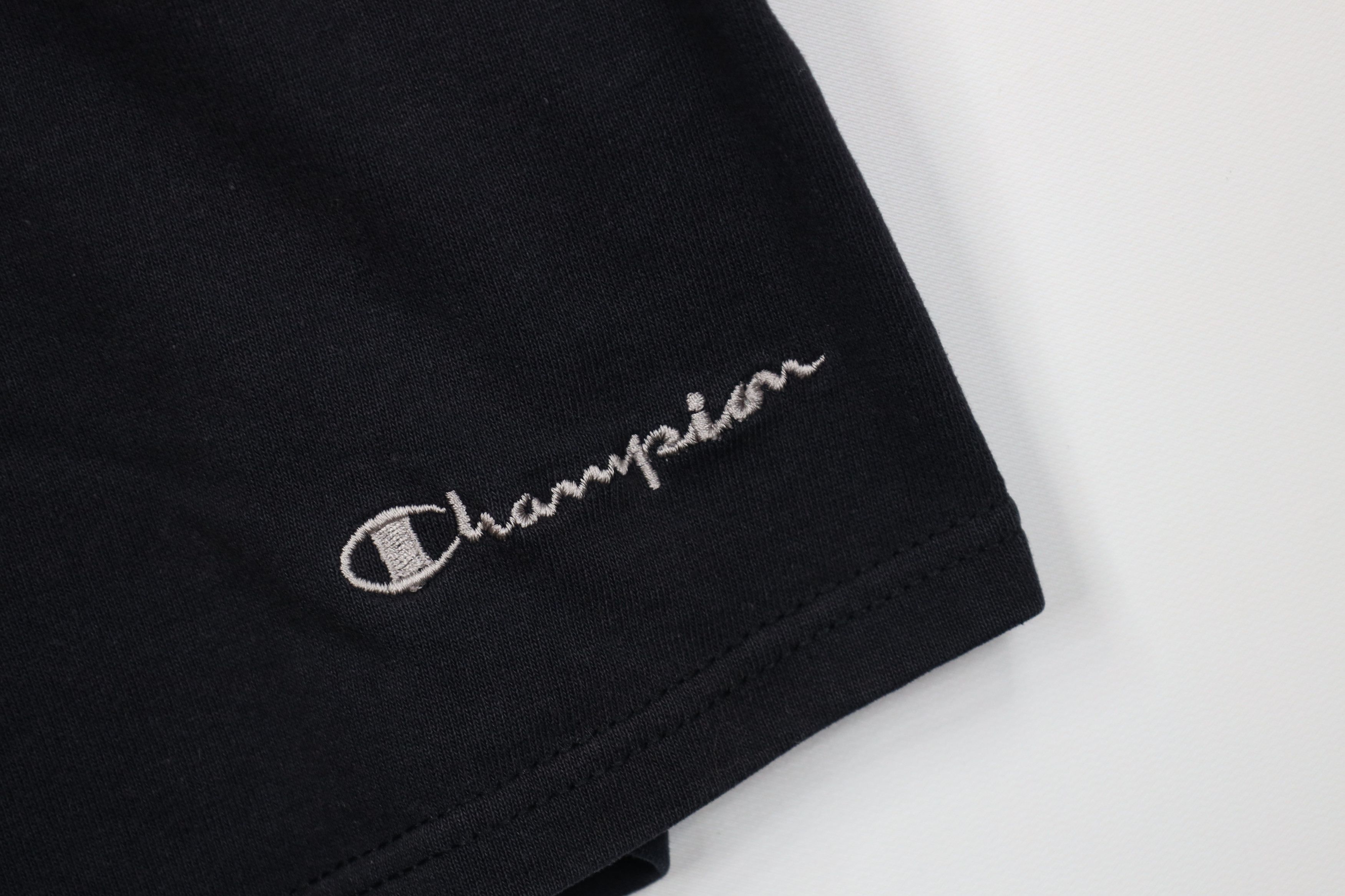 Champion Vintage 90s Champion Above Knee Dad Shorts Black Cotton Size US 34 / EU 50 - 5 Thumbnail