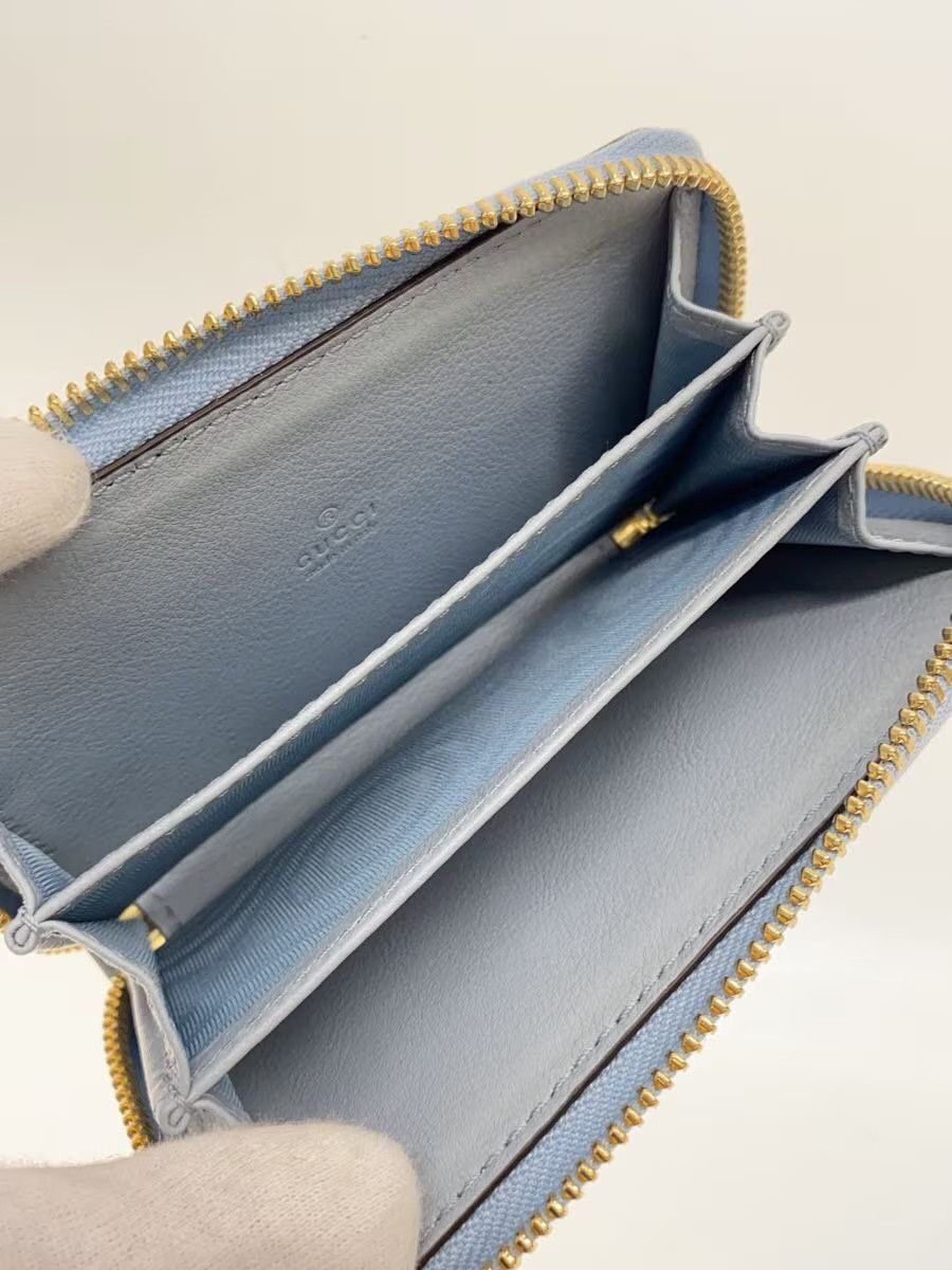 Gucci Gucci Double G GG Supreme Zip Card Case Blue Size ONE SIZE - 5 Thumbnail
