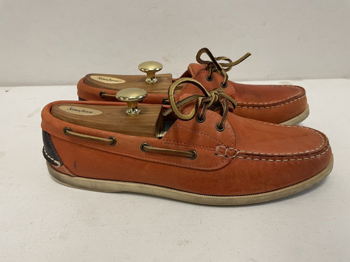 Ralph Lauren Black Label Colorblock Leather Boat Shoe Size US 9.5 / EU 42-43 - 2 Thumbnail
