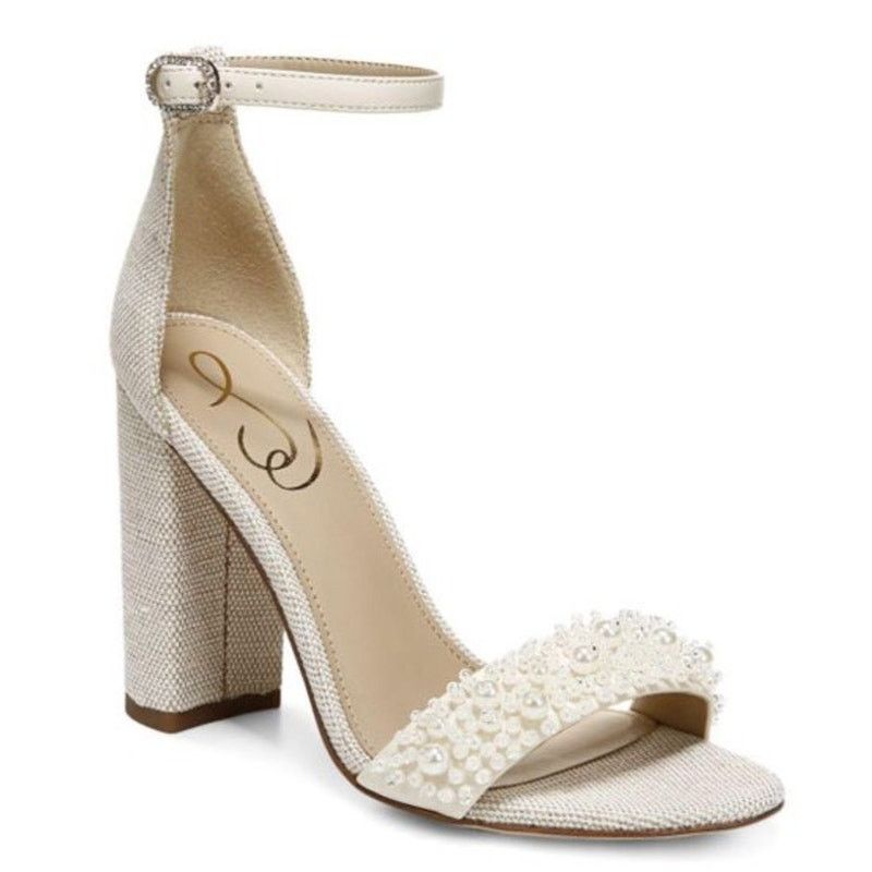 Sam Edelman SAM EDELMAN Womens NEW Yaro Perla High Heel Sandals/Size 11 Size US 11 / IT 41 - 2 Thumbnail