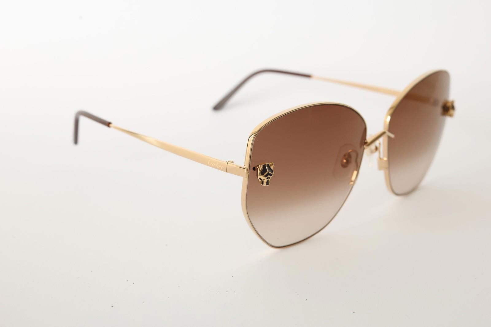 Cartier New Cartier eyewear optical sunglasses CT0400S 002 gold Size ONE SIZE - 8 Thumbnail