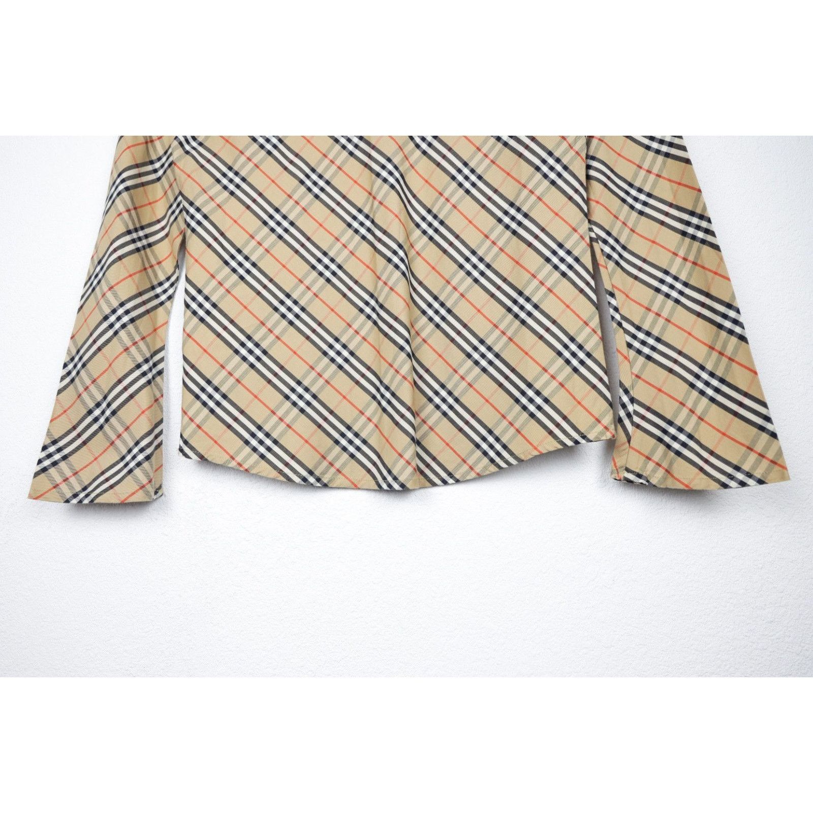 Burberry Burberry Beige Nova Check Cotton Blouses Top Shirt 12 size Size XL / US 12-14 / IT 48-50 - 8 Thumbnail