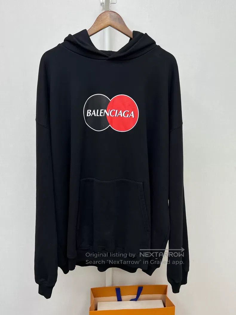 Balenciaga Balenciaga Black Mastercard Hooded Sweatshirt Jacket Size US L / EU 52-54 / 3 - 1 Thumbnail