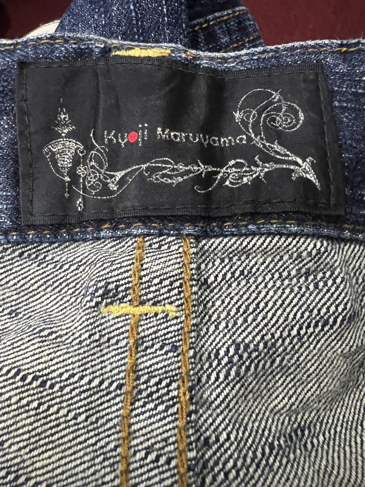 Japanese Brand Japanese Kyoji maruyama blue denim distress Size US 34 / EU 50 - 5 Thumbnail