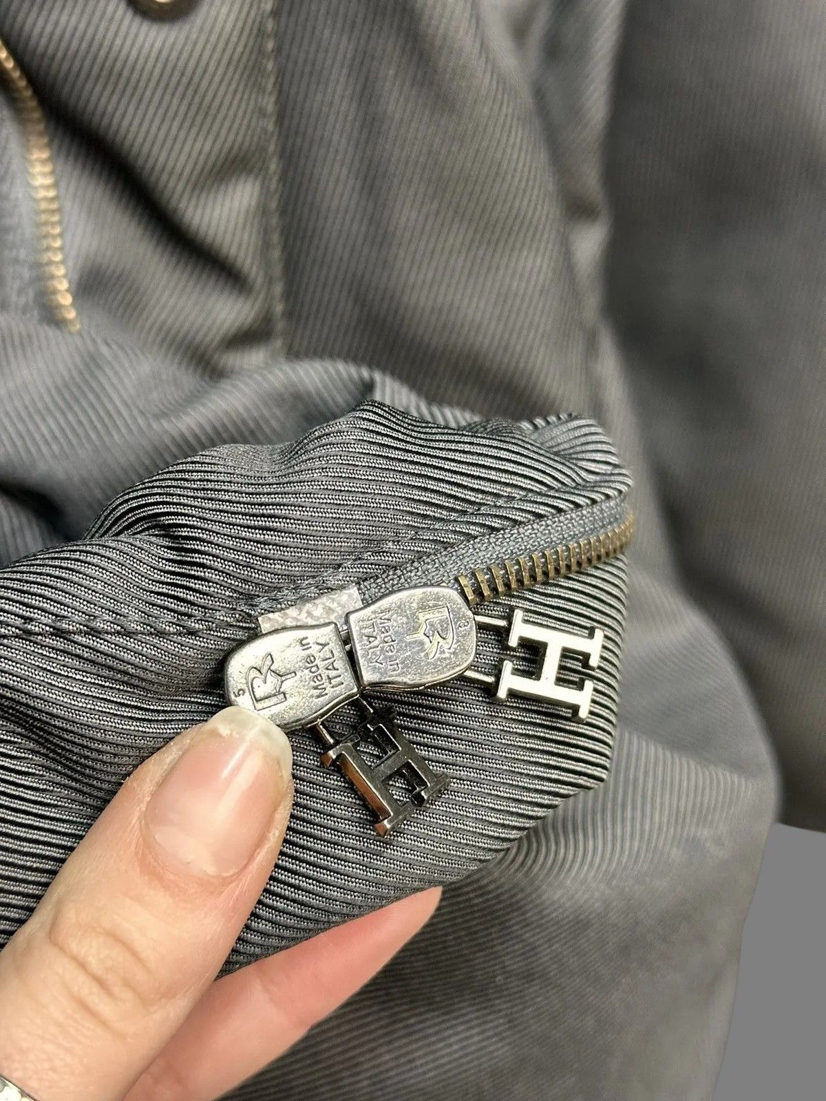 Allsaints Husky Grey Quilted Long Jacket British Country Classic Style Size US L / EU 52-54 / 3 - 9 Thumbnail