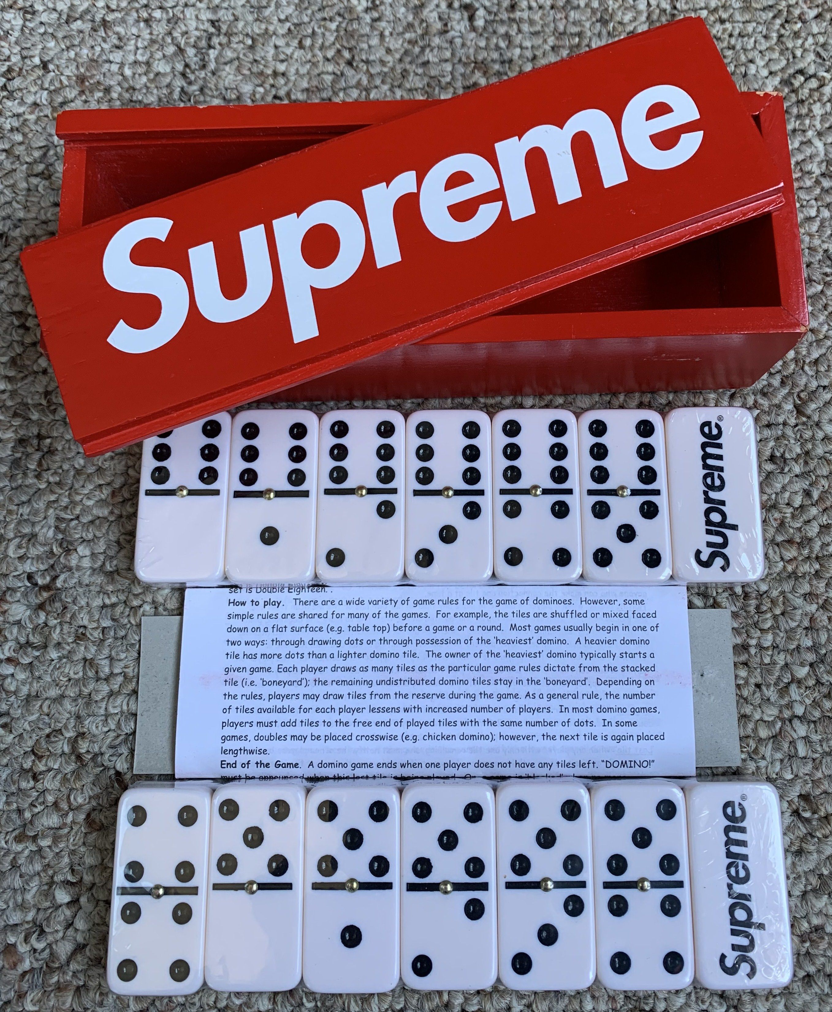 Supreme NEW F/W 2012 Supreme Domino Set Size ONE SIZE - 1 Thumbnail