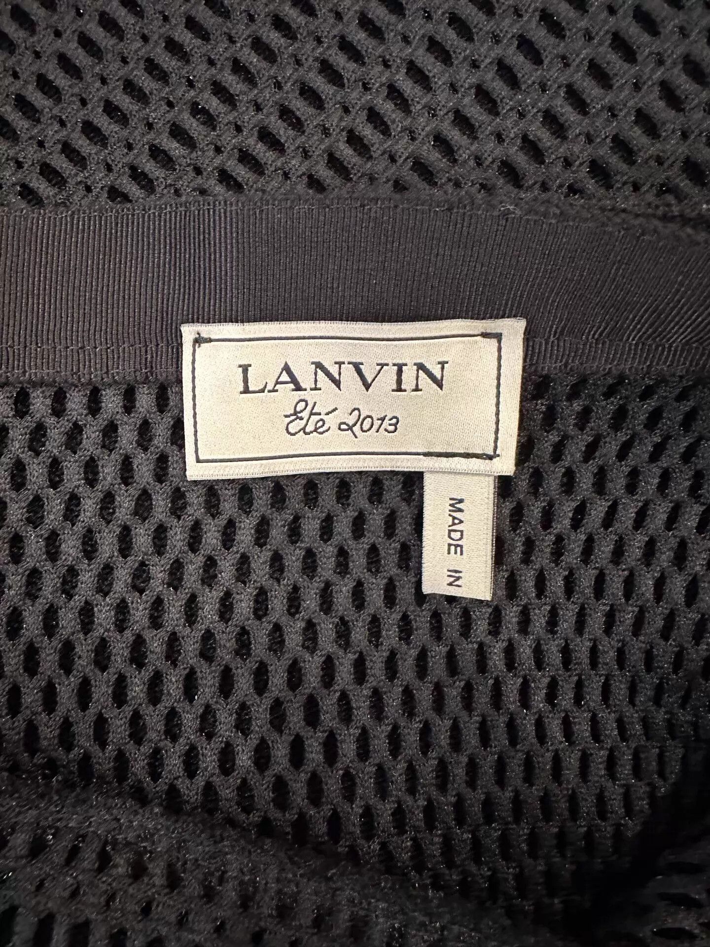 Lanvin Lanvin Women's Black Lace Skirt FR40 Size 27" / US 4 / IT 40 - 5 Thumbnail