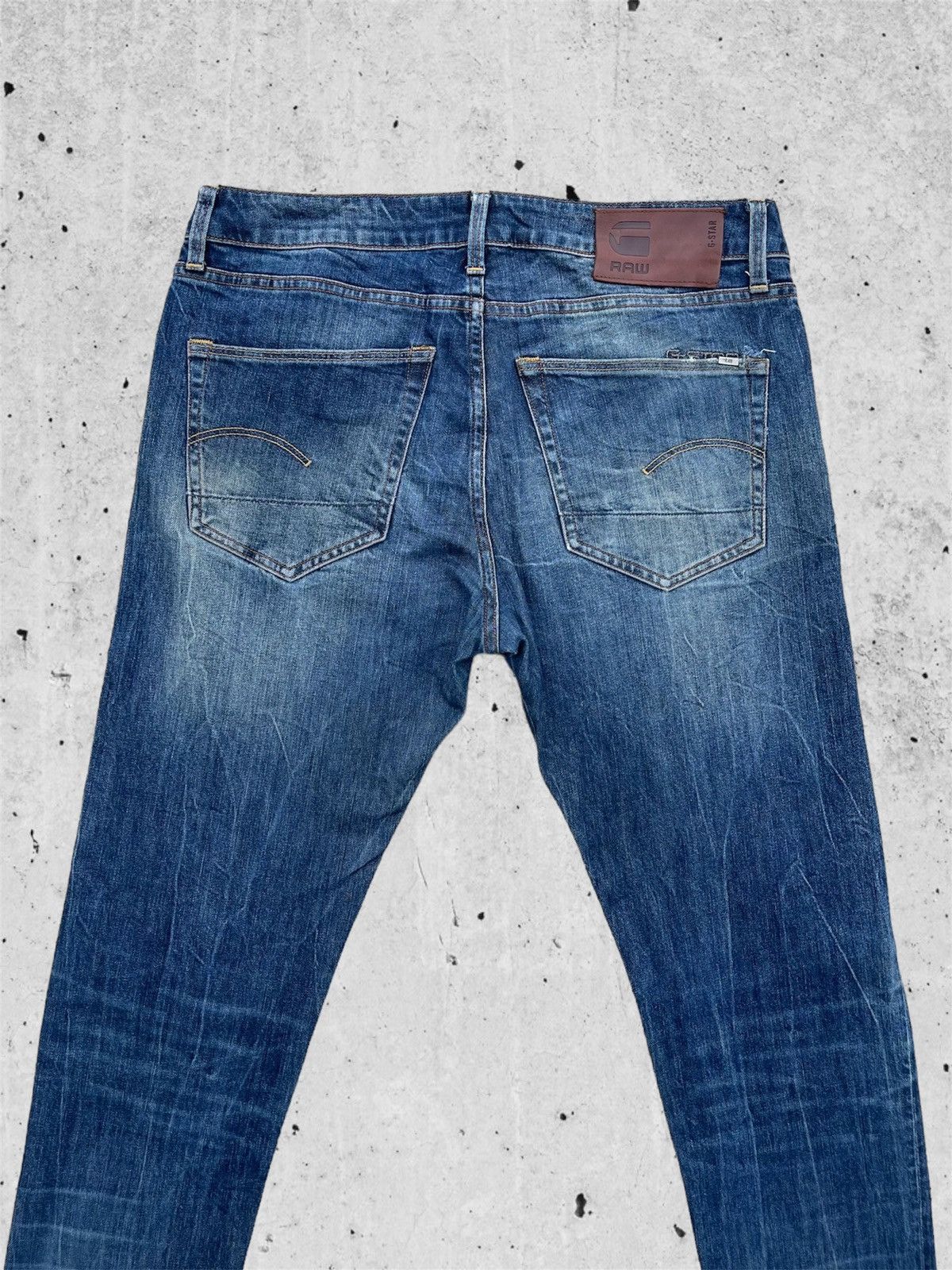 Japanese Brand 🔥 Raw G-Star Distressed Denim Slim Fit W34🔥 Size US 34 / EU 50 - 13 Thumbnail