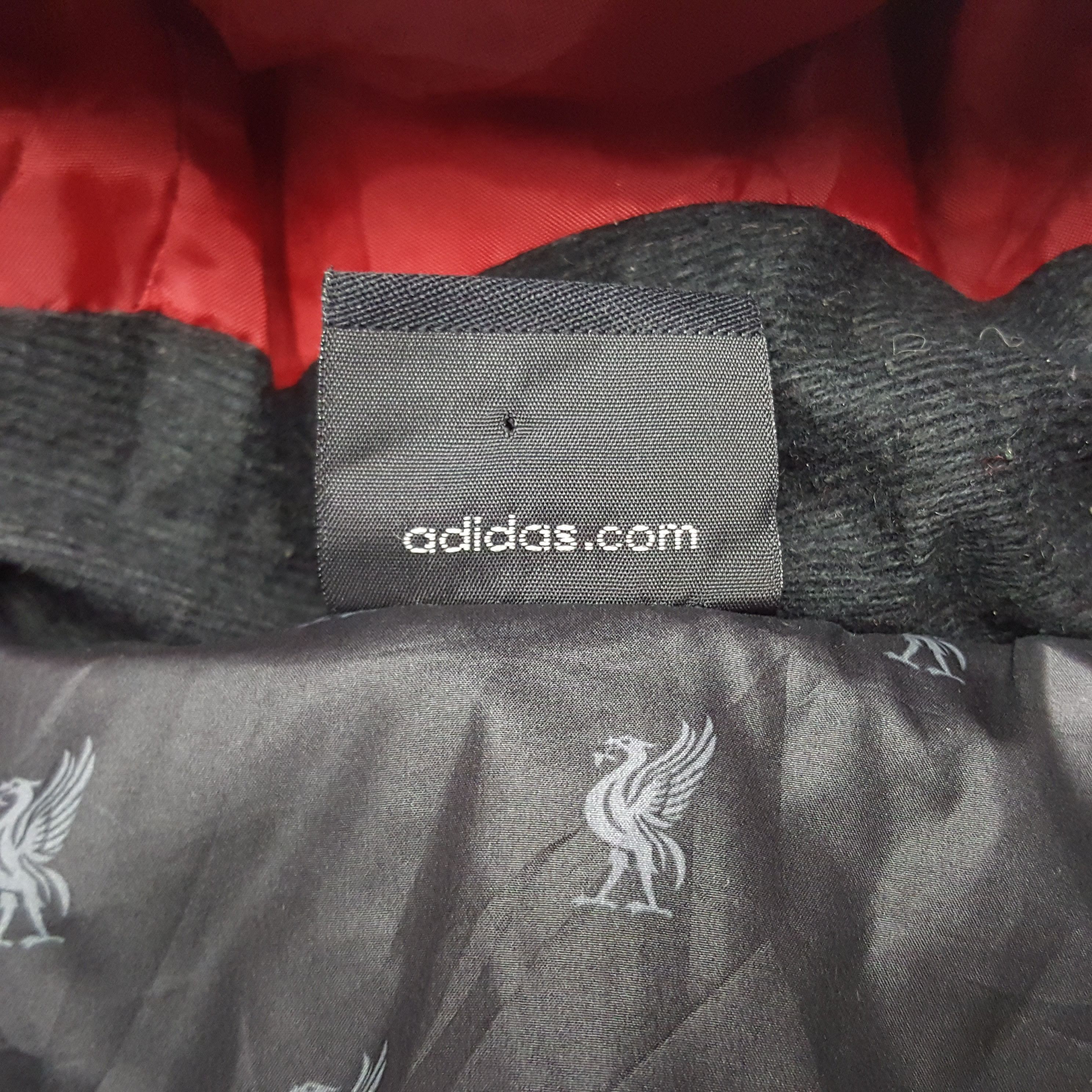 Adidas × Vintage Vintage Adidas Liverpool FC Puffer Winter Jacket Hoodies Size US L / EU 52-54 / 3 - 6 Thumbnail