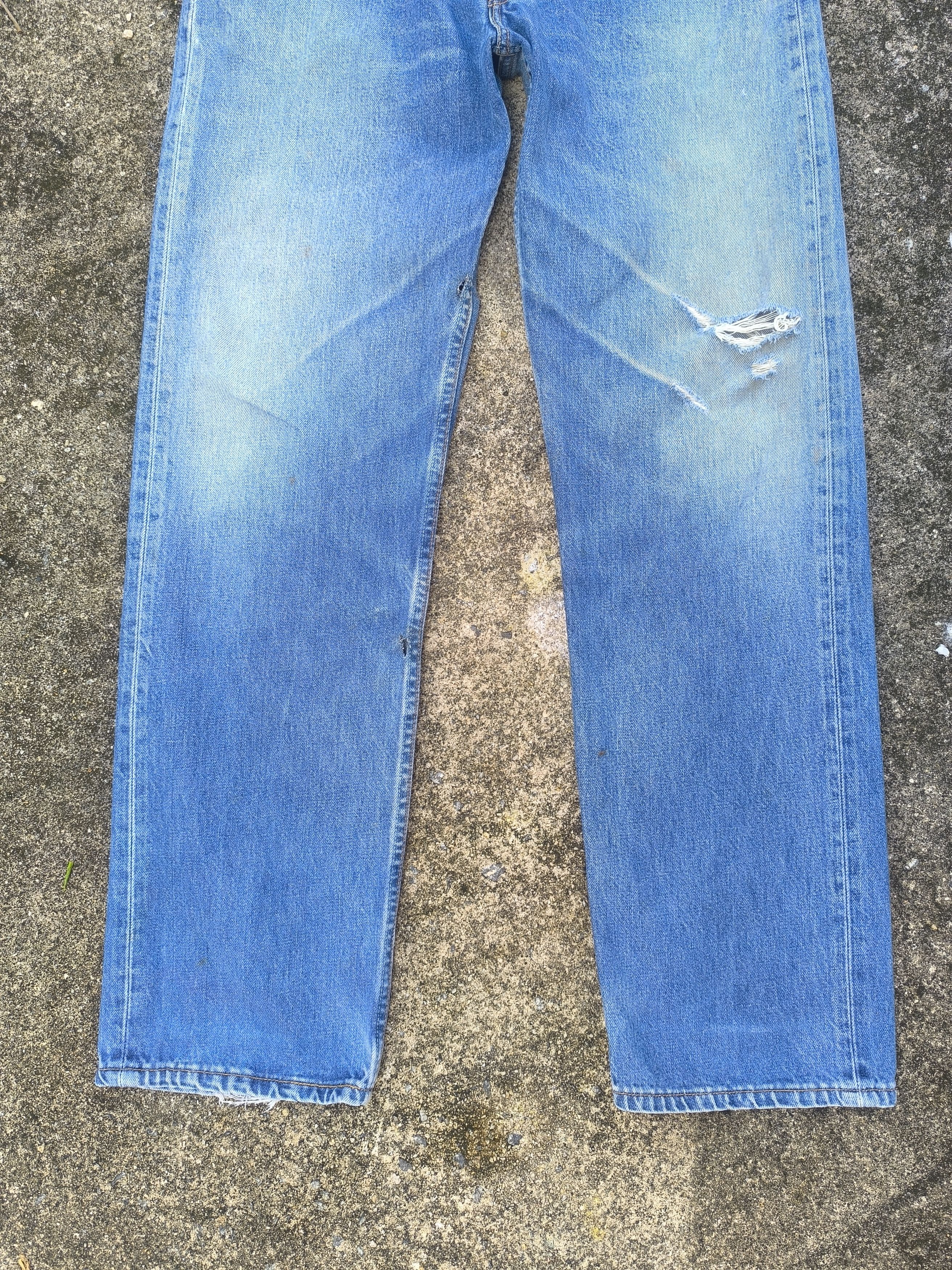 Levi's × Vintage 90s VINTAGE LEVIS 501 made in USA Size US 34 / EU 50 - 3 Thumbnail