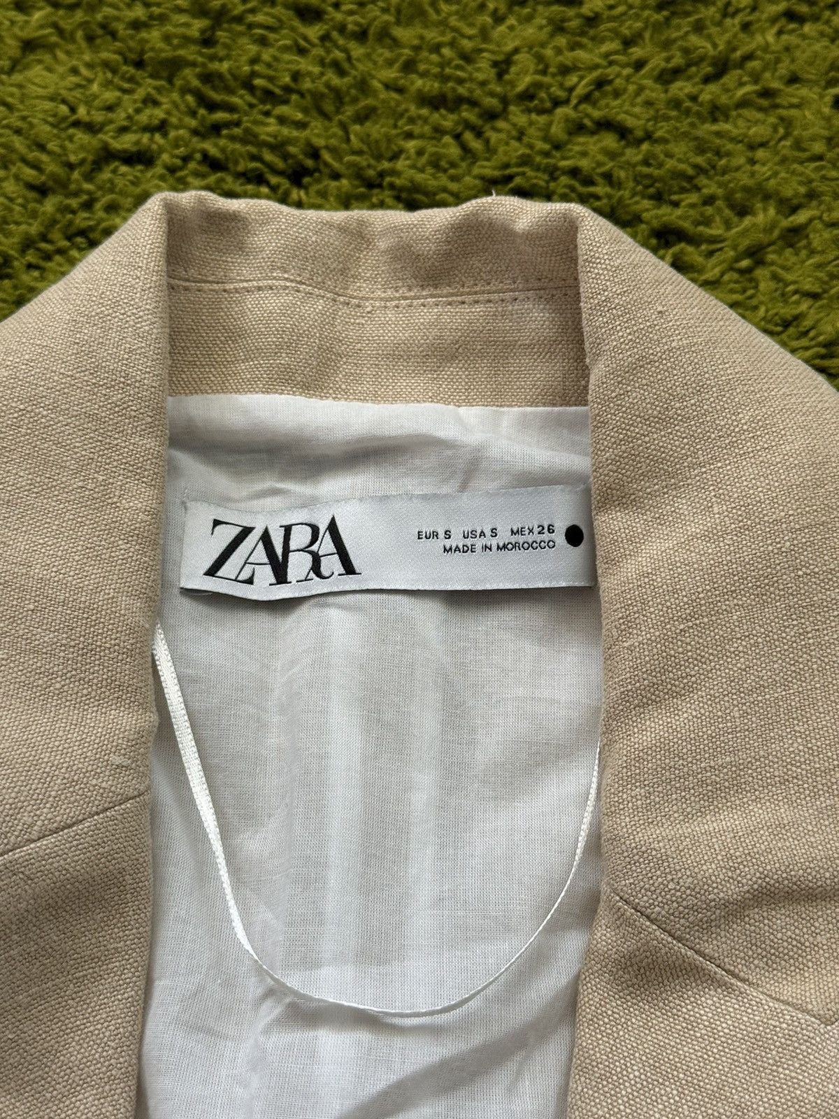 Designer × Zara Zara 100% hemp coat jacket Size S / US 4 / IT 40 - 5 Thumbnail