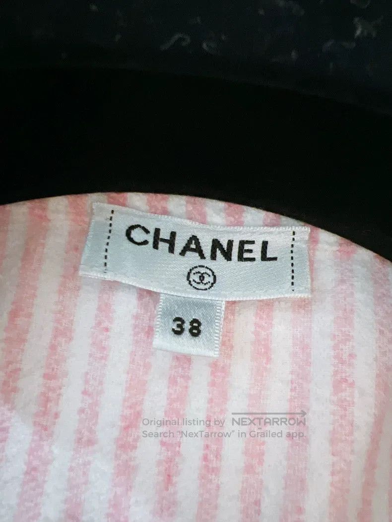 Chanel Chanel Cruise series pink and white striped tweed jacket Size XS / US 0-2 / IT 36-38 - 7 Thumbnail