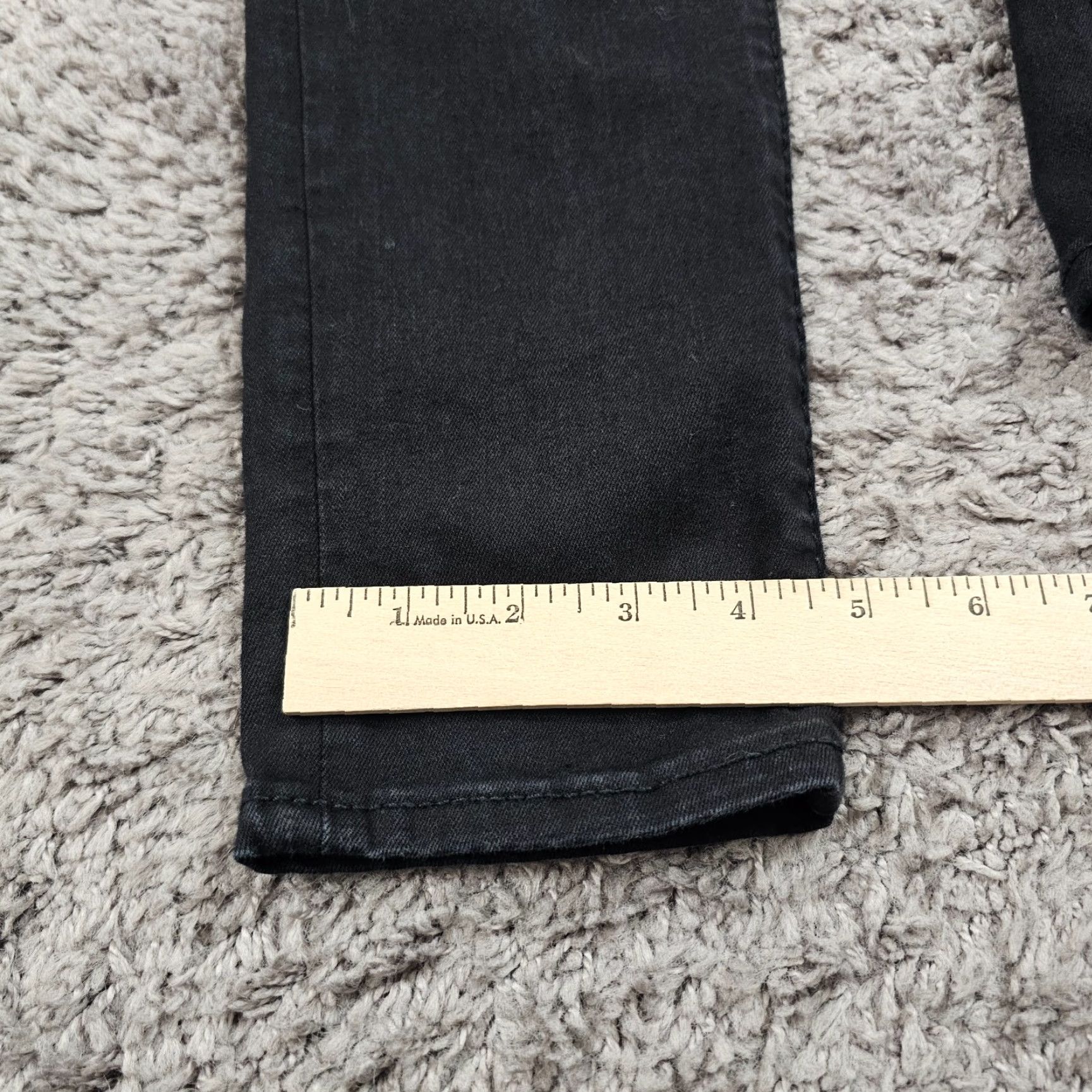 Silver Jeans Co. Vintage Silver Jeans Women Skinny Jeans Low Rise Black Dark Wash Stretch 26 24x30 Size 26" / US 2 / IT 38 - 7 Thumbnail