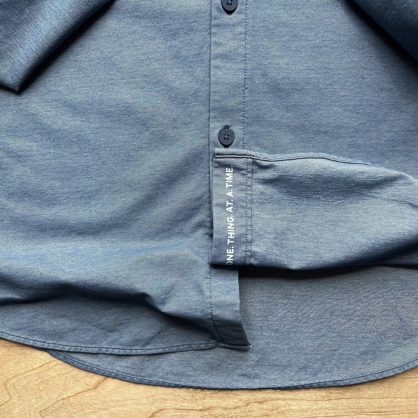 Lululemon Lululemon Button Down Shirt Blue Casual Workwear Commission Size US S / EU 44-46 / 1 - 5 Thumbnail