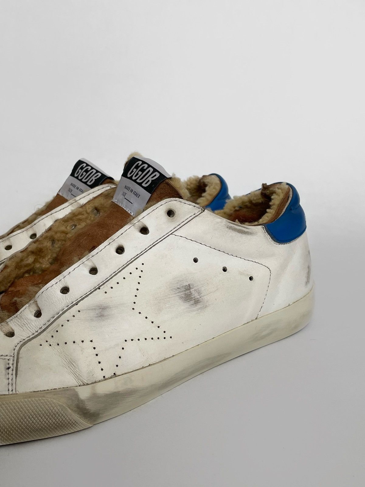 Golden Goose Golden Goose Super-Star leather/fur sneakers Size US 9 / EU 42 - 3 Thumbnail