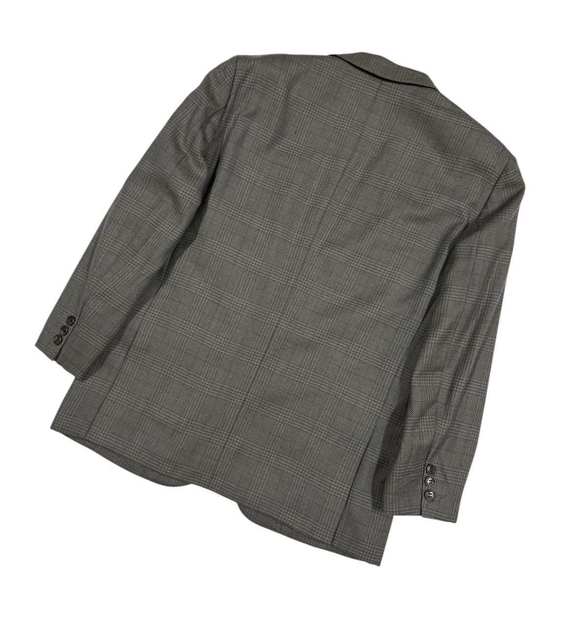 Pierre Balmain Pirre Balmain Lessona Casheme Special Custom Tartan Blazer Size 38R - 15 Thumbnail