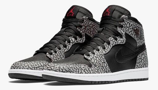Jordan Brand Jordan 1 High - Black/Elephant Size US 11.5 / EU 44-45 - 1 Thumbnail