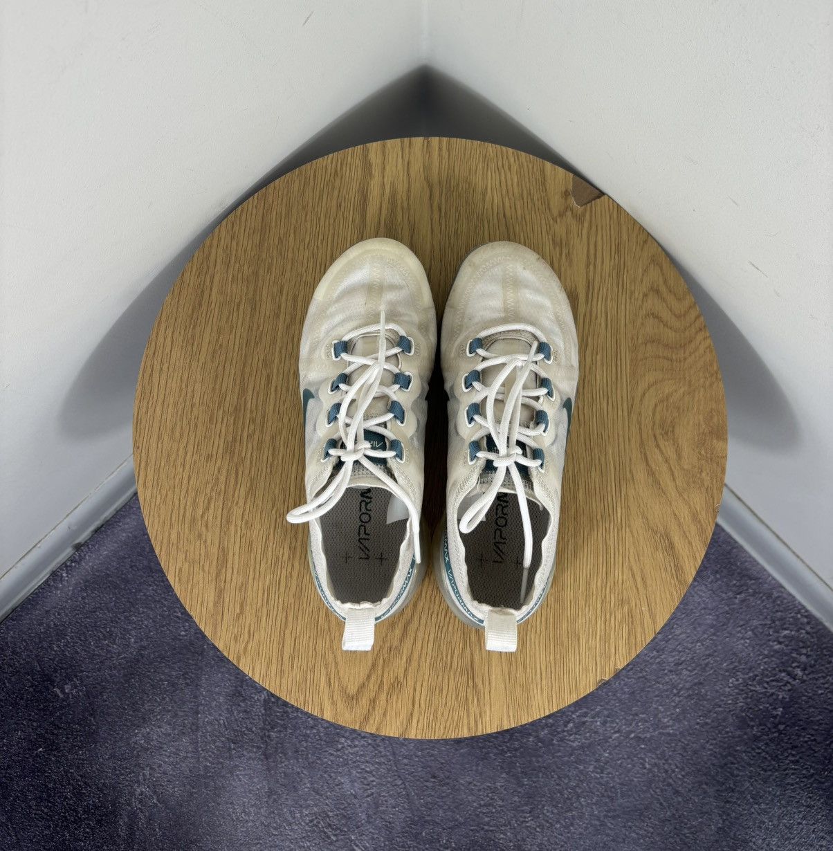 Nike Nike Air VaporMax Women’s 2019 White Mineral Teal Sneakers Size US 5.5 / IT 35.5 - 14 Thumbnail