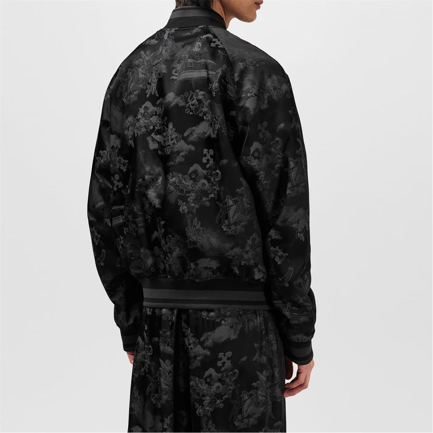 Off-White o1g2r1mq0326 Varsity Jacket in Black Size US M / EU 48-50 / 2 - 3 Thumbnail