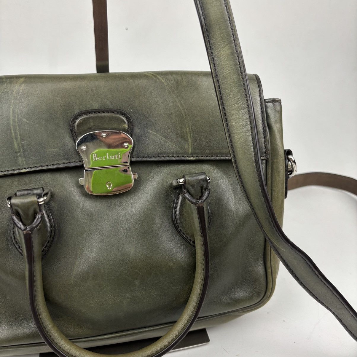 Berluti Berluti Emmy O’Gulliver Cowhide Crossbody Bag Size ONE SIZE - 4 Thumbnail