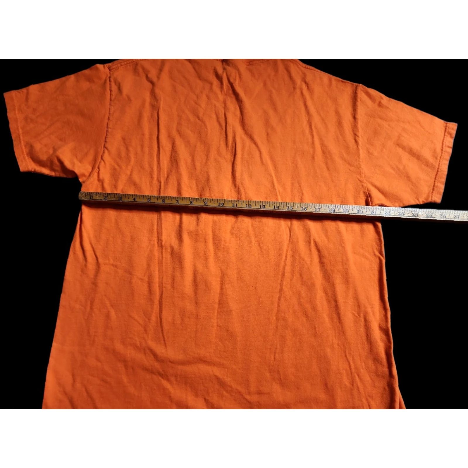 Vintage VINTAGE Spark T-Shirt Embroidered Lighthouse Travel 90s USA Mens XL Orange Crew Neck Short Sleeve Size US XL / EU 56 / 4 - 4 Thumbnail