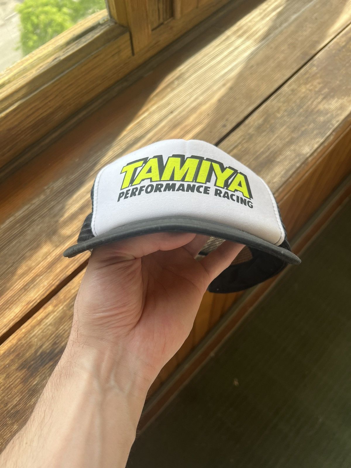 Japanese Brand Vintage Racing TAMIYA Trucker Hat Y2K Cap Size ONE SIZE - 5 Thumbnail