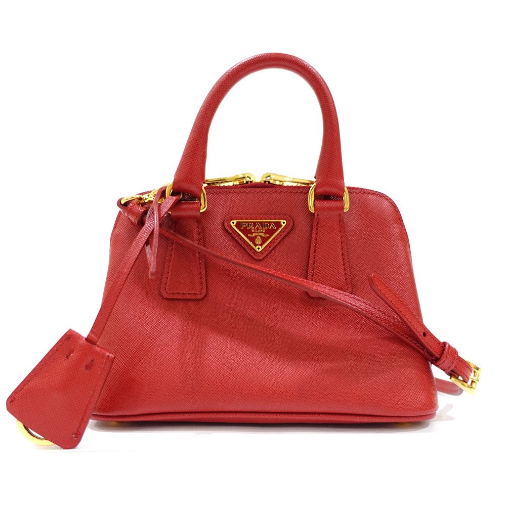 Prada Saffiano Leather Bag Prada Handbag Red Prada Galleria