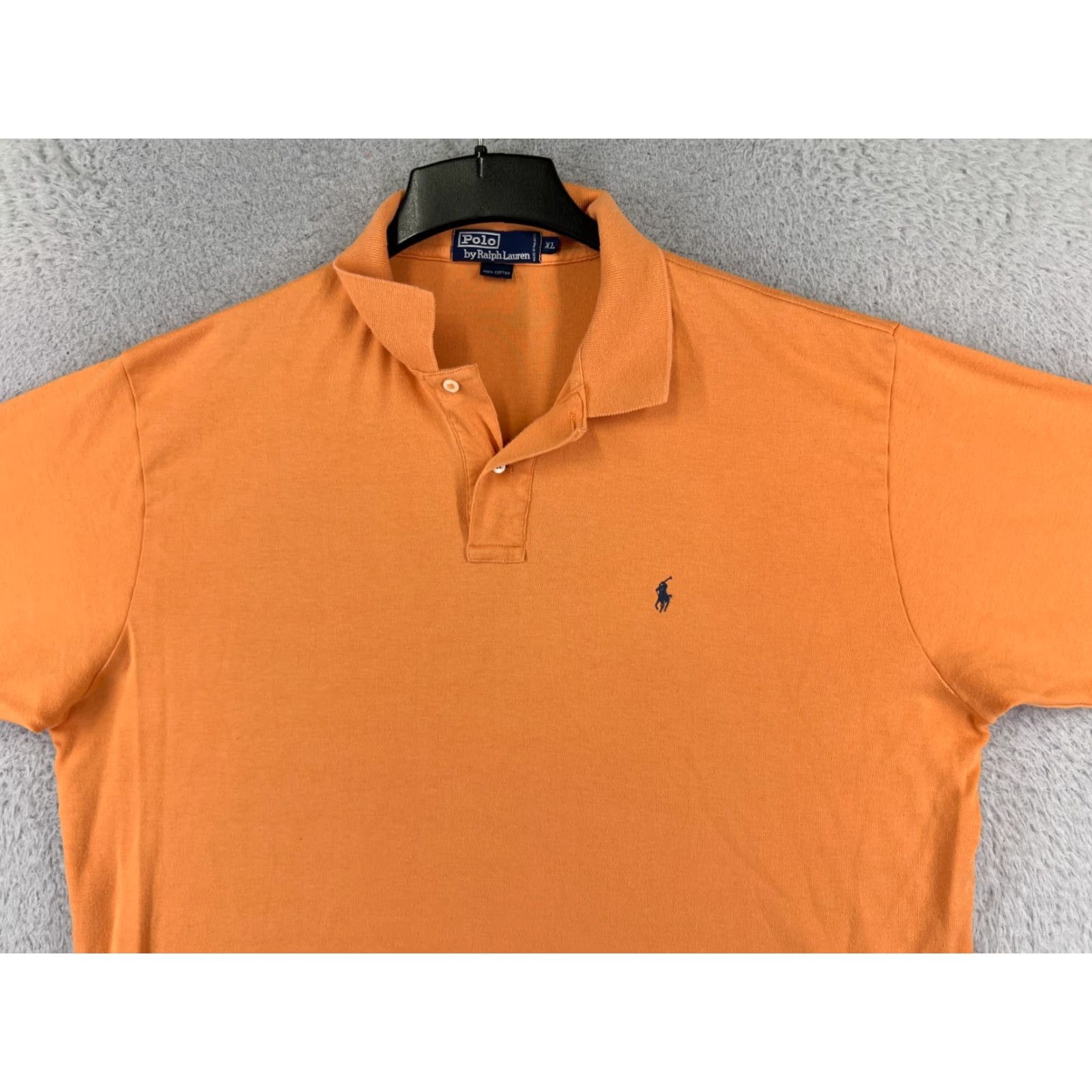 Ralph Lauren VINTAGE Ralph Lauren Polo Shirt Men XL Orange Cotton Jersey Golf Size US XL / EU 56 / 4 - 4 Thumbnail