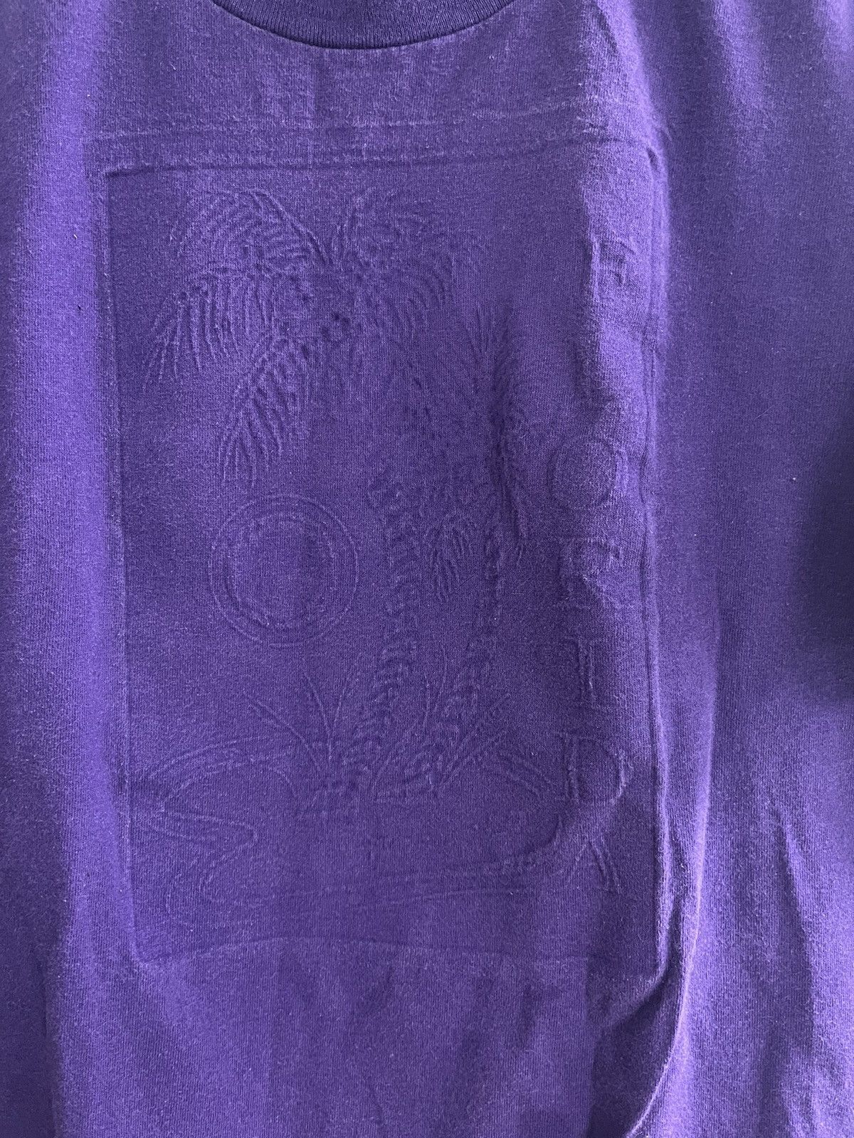 Lee Vintage Lee Purple Embossed Florida Graphic Tshirt Size US L / EU 52-54 / 3 - 2 Thumbnail