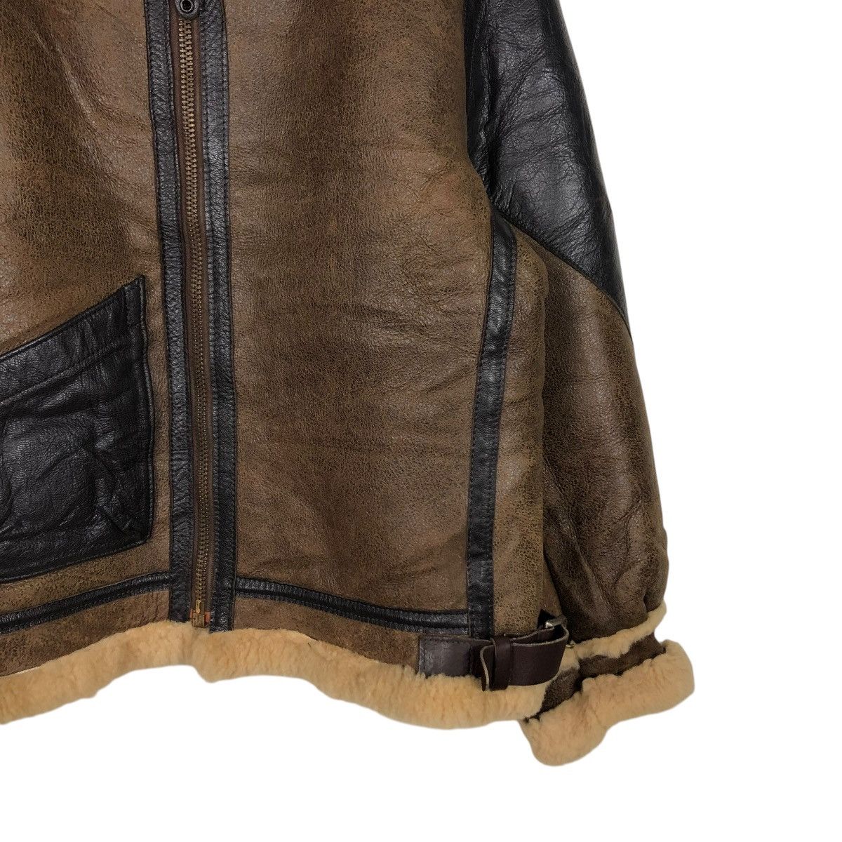 Aero Leathers 🔥TRUE VINTAGE 70’s GOLDEN BEAR SHEARLING FLIGHT JACKET B3 Size US M / EU 48-50 / 2 - 9 Thumbnail