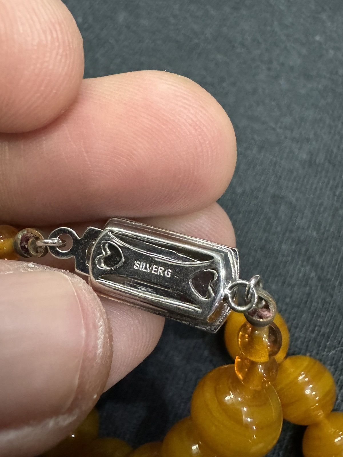 Jewelry VINTAGE BALTIC AMBER ORANGE GRADUATED BEADS NECKLACE Size ONE SIZE - 5 Thumbnail