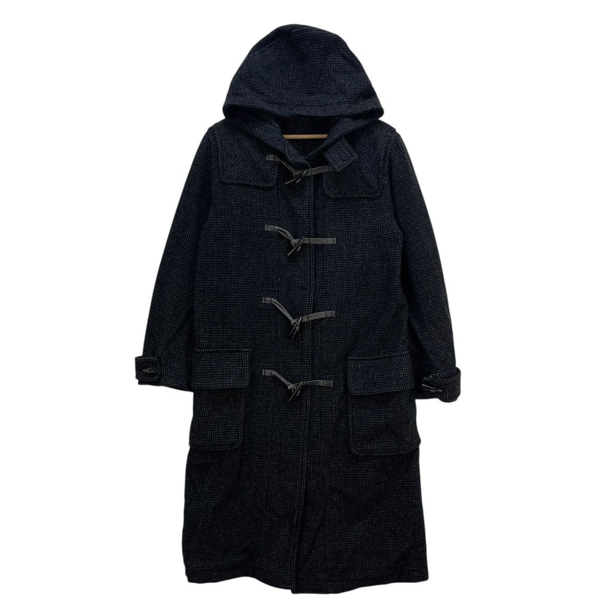 ABAHOUSE × Yohji Yamamoto 💥Vintage Abah House Long Coat Wool Hoodie Jacket Size M / US 6-8 / IT 42-44 - 1 Thumbnail
