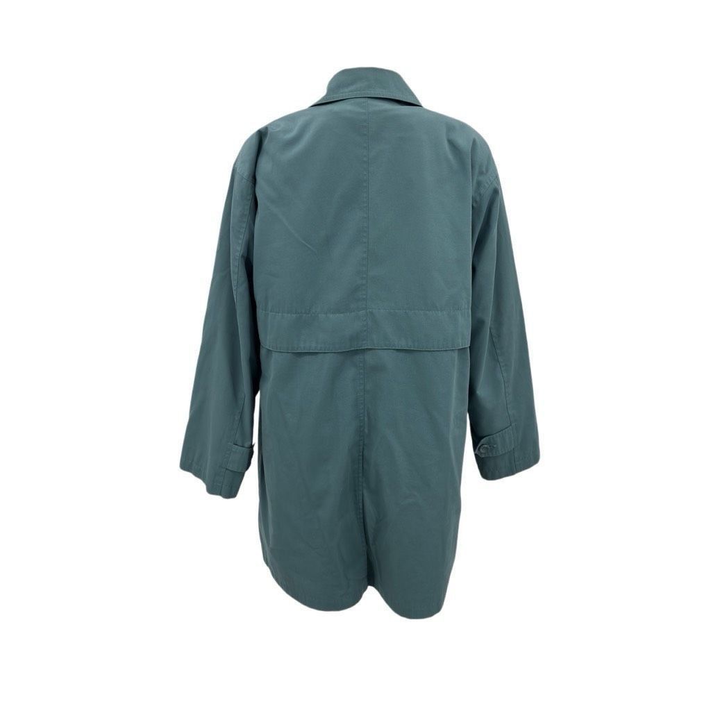 London Fog London Fog Limited Edition Button Front Lined Long Sleeve Coat Blue Medium Size M / US 6-8 / IT 42-44 - 2 Thumbnail