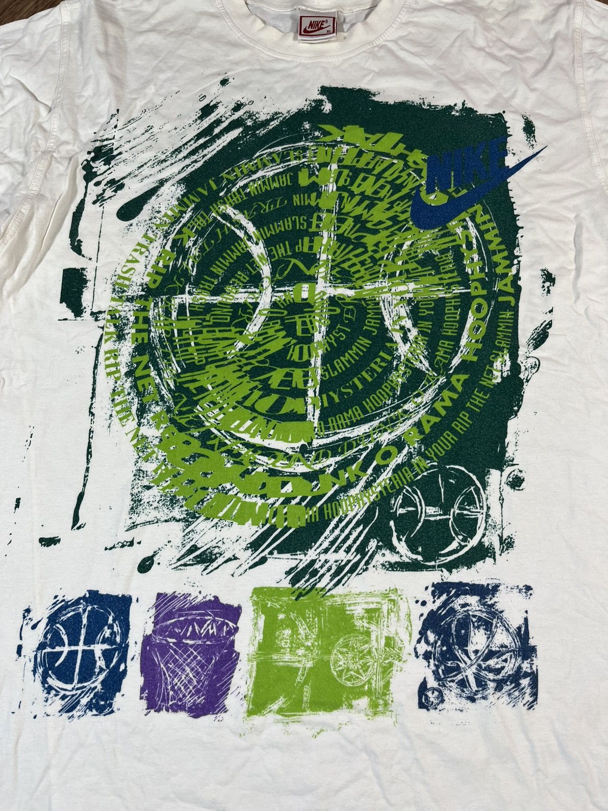 Nike Nike Vintage T Shirts 90s Big Logo Size US XL / EU 56 / 4 - 2 Thumbnail
