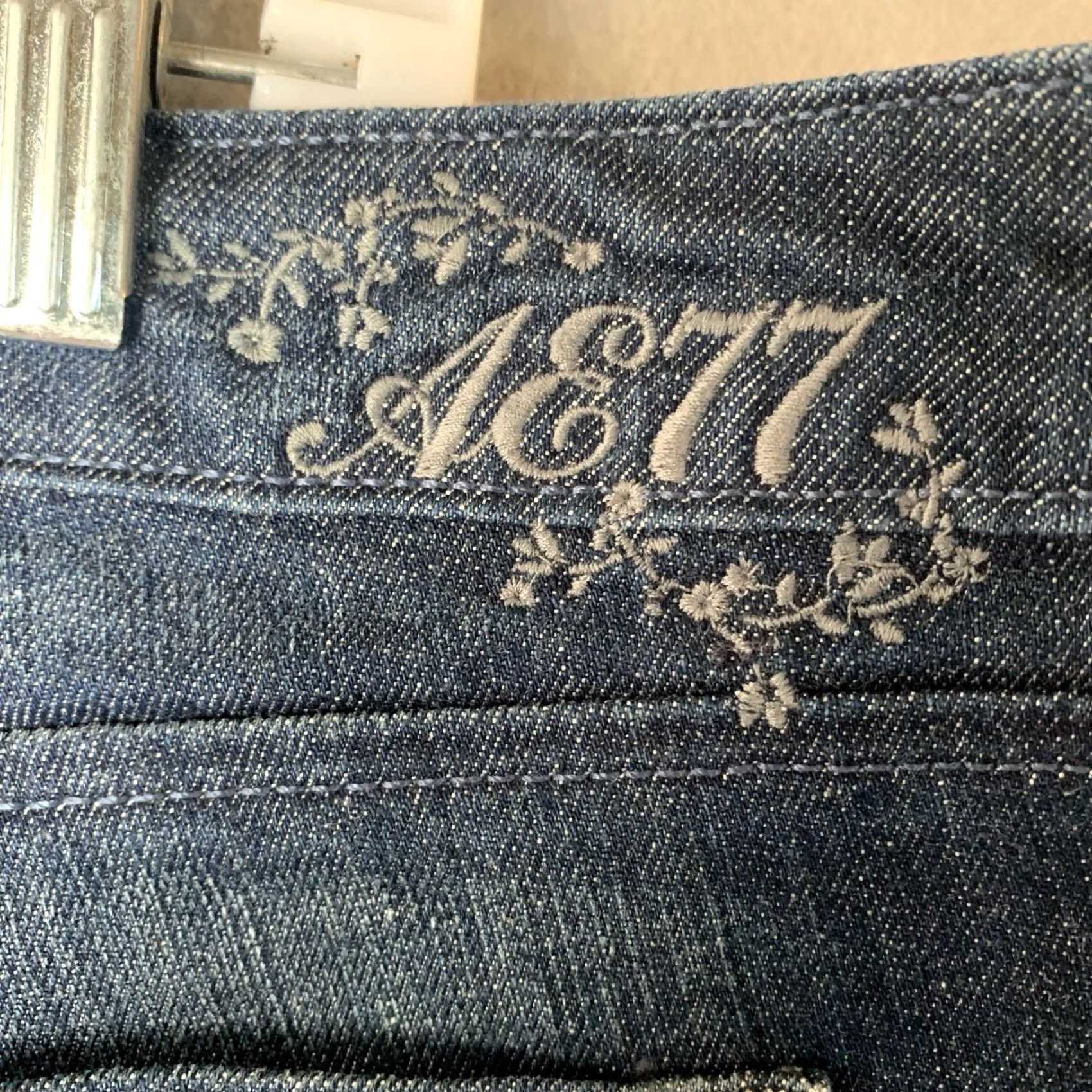American Eagle Outfitters American Eagle Jeans Women's Size 14 Blue True Boot Hippie Y2K Cowgirl Western Jeans Ladies 14 Blue Denim Cotton Blend Regular Fit Vintage: No Size 36" / US 14 / IT 50 - 3 Thumbnail