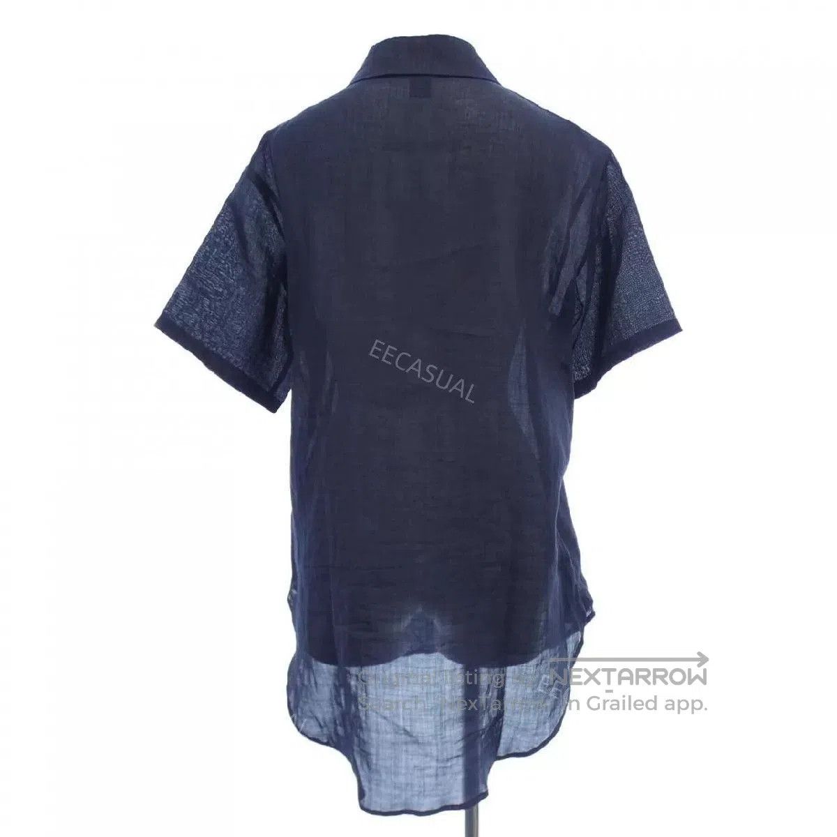 Y's Y's Navy Blue Short Sleeve Shirt. Size US M / EU 48-50 / 2 - 2 Thumbnail