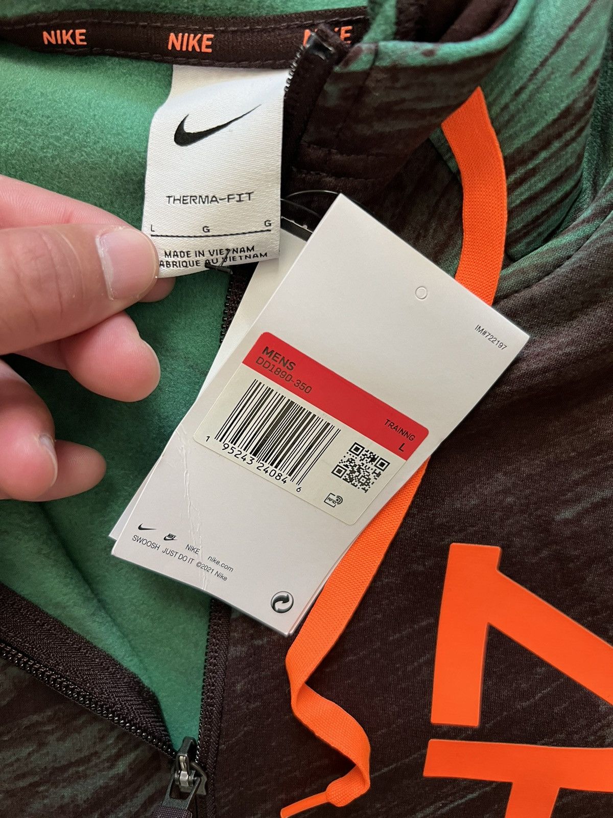 Nike Nike Therma Fit Sportclash Full Zip Hoodie Size US L / EU 52-54 / 3 - 6 Thumbnail