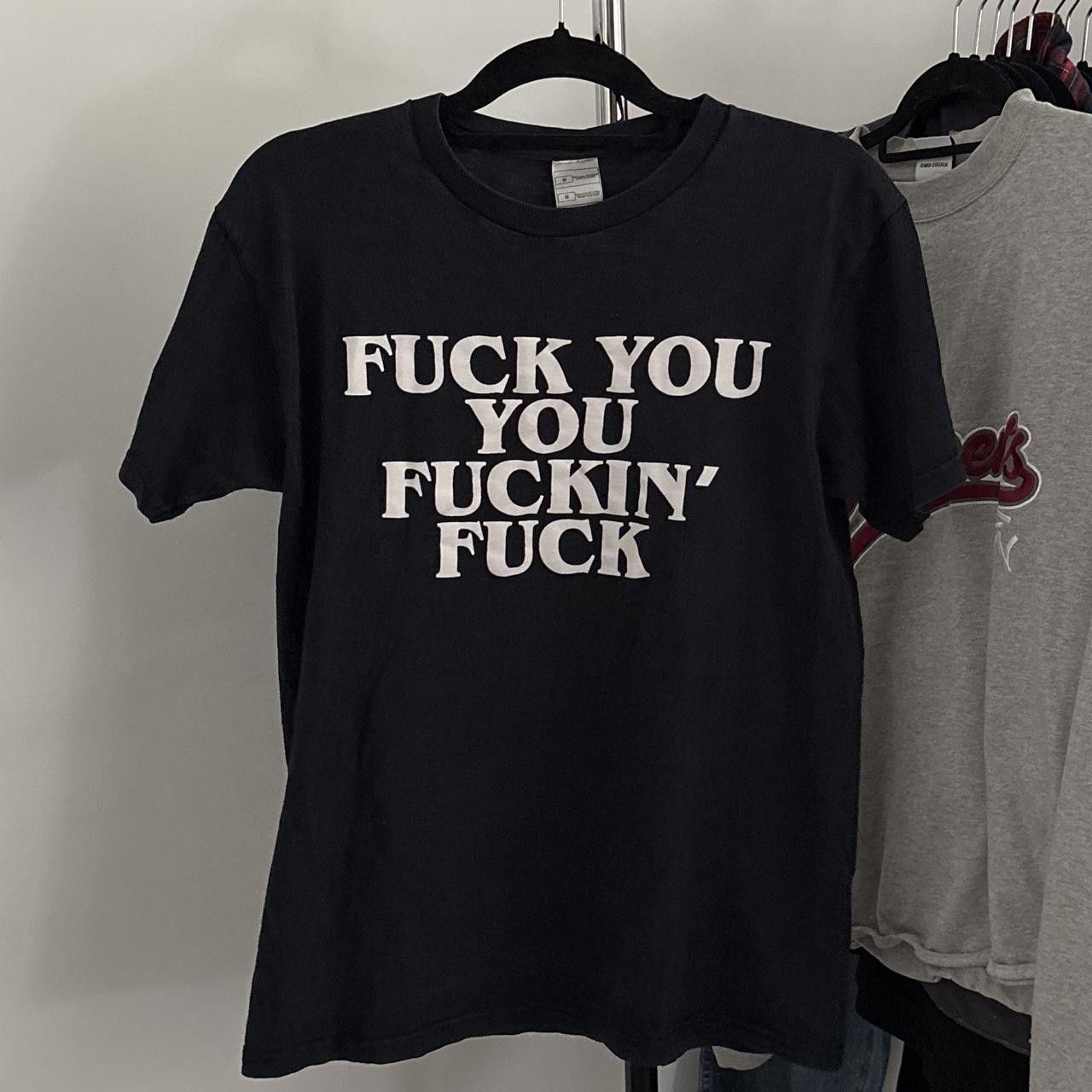 Streetwear × Vintage Fuck You You Fucking Fuck Gag Parody Vintage 