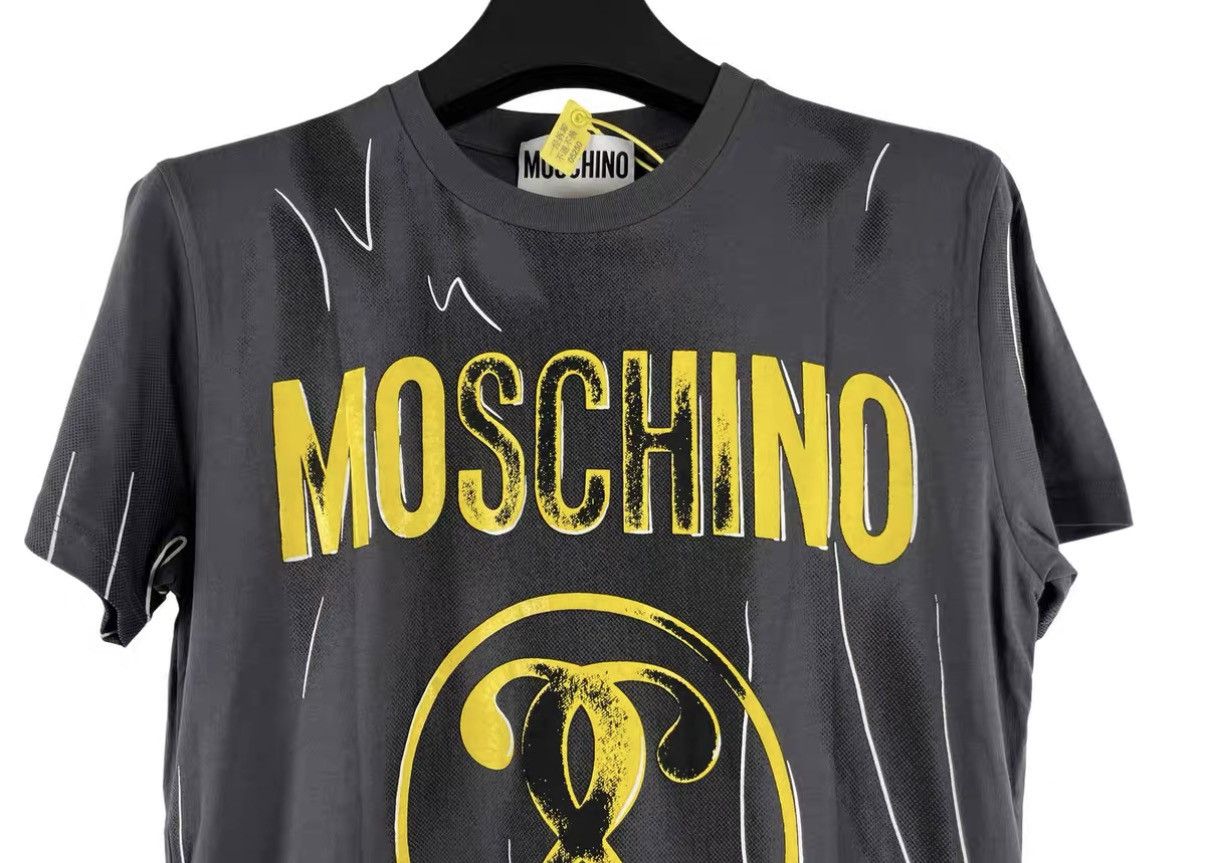 Moschino Moschino Black Printed Short Sleeve Tee J31 Size US S / EU 44-46 / 1 - 3 Thumbnail