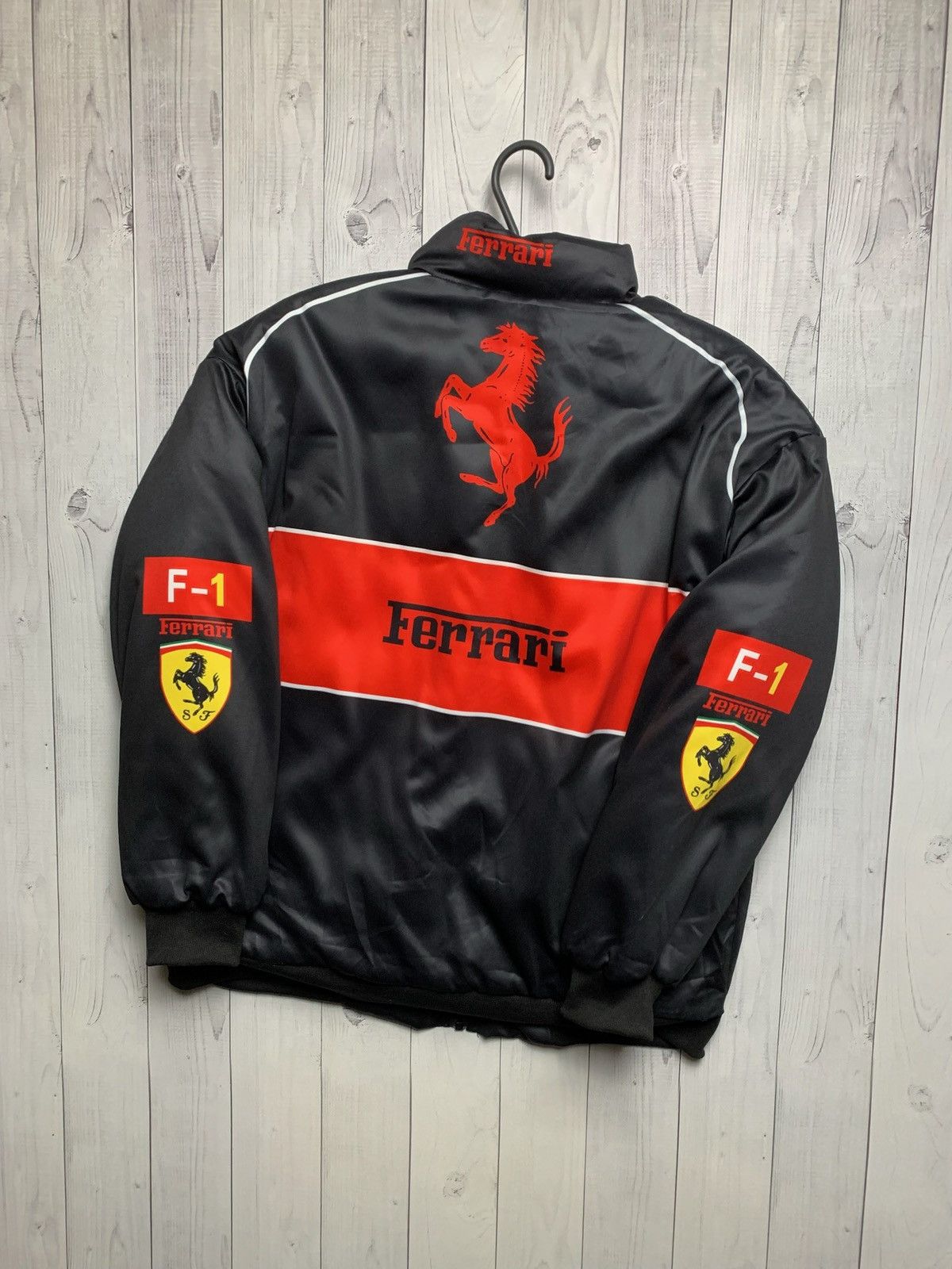 Vintage Vintage Racing jacket Ferrari big logo black size S Size US S / EU 44-46 / 1 - 2 Thumbnail
