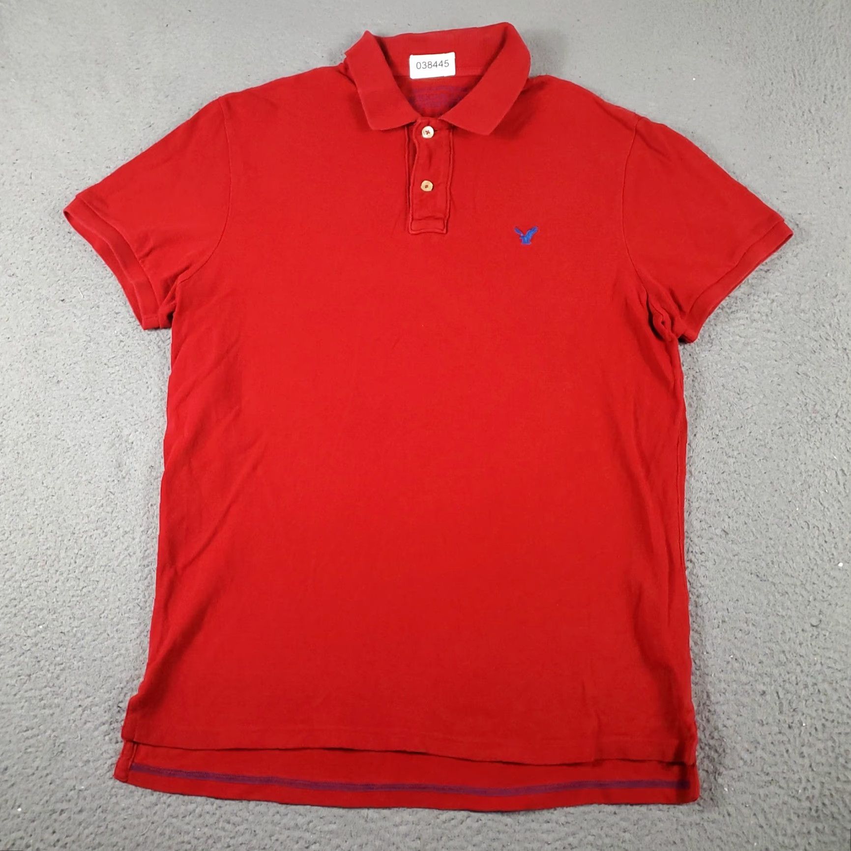 American Eagle Outfitters American Eagle Polo Shirt Mens Large Red Short Sleeve Casual Adult Size US L / EU 52-54 / 3 - 3 Thumbnail
