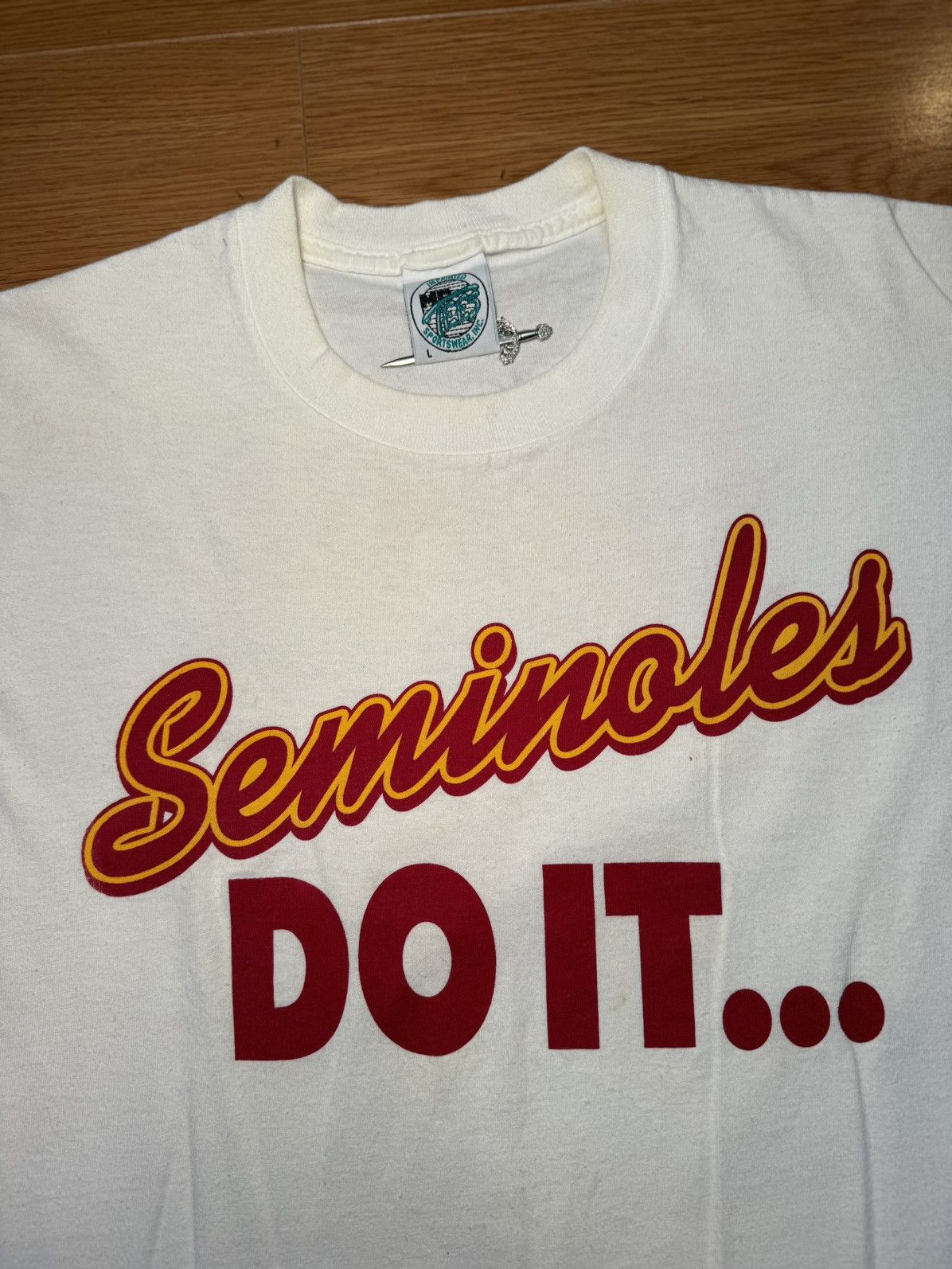 Vintage 90s Seminoles Do It FSU Grail Florida State University Size US L / EU 52-54 / 3 - 4 Thumbnail
