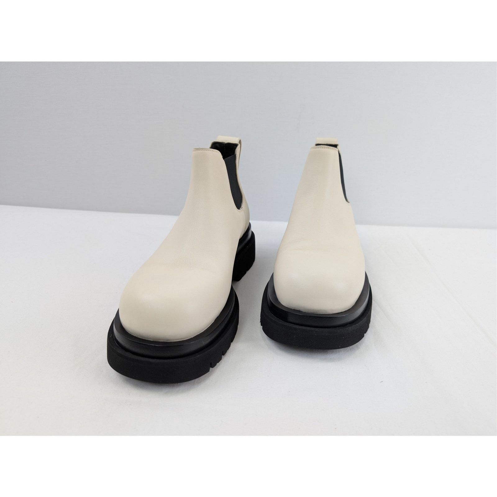 Bottega Veneta o1rshd1 Military Calf The Lug Boots in Sea Salt Size US 12 / EU 45 - 7 Thumbnail