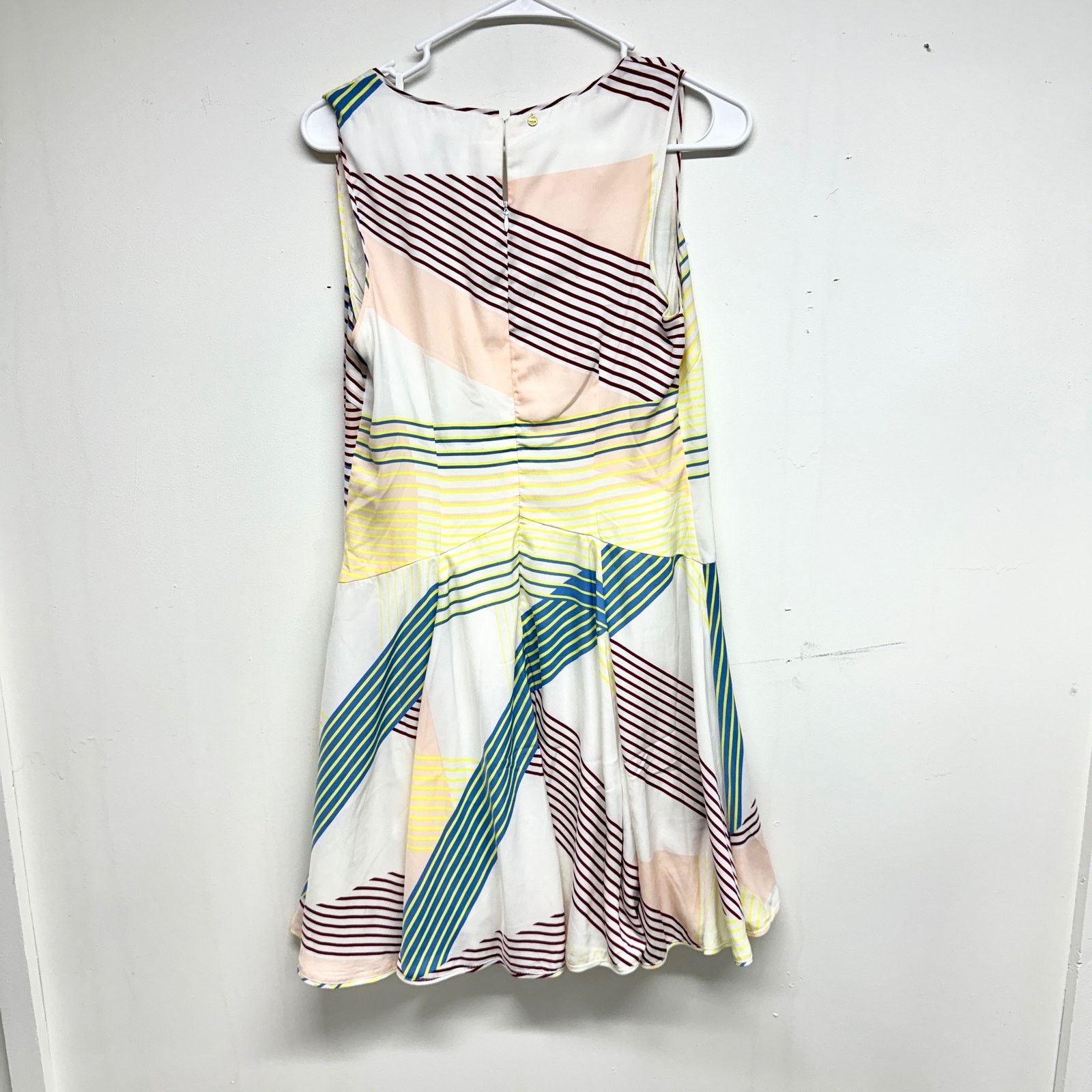 Anthropologie Anthropologie Eulalia Dress by Harlyn Multi-Color Stripe SM Size S / US 4 / IT 40 - 4 Thumbnail